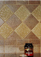 diamond backsplash